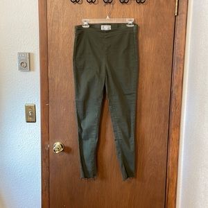 Free People army green jeggins 29